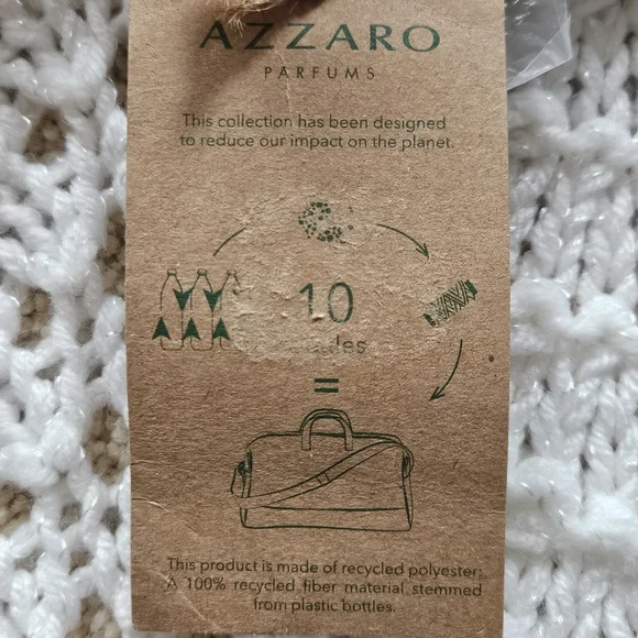 NWT Azzaro Gray Weekender Duffle Bag - Picture 9 of 13